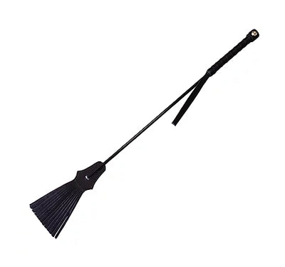 Rouge Leather Tasselled Riding Crop in Red Default Title Whips & Paddles