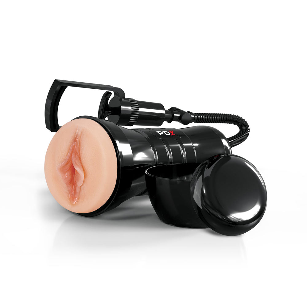 PDX Wet Pussies Super Sucker XXL – Suction Pump Vagina Stroker > Sex Toys For Men > Masturbators Manual