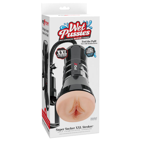 PDX Wet Pussies Super Sucker XXL – Suction Pump Vagina Stroker > Sex Toys For Men > Masturbators Manual