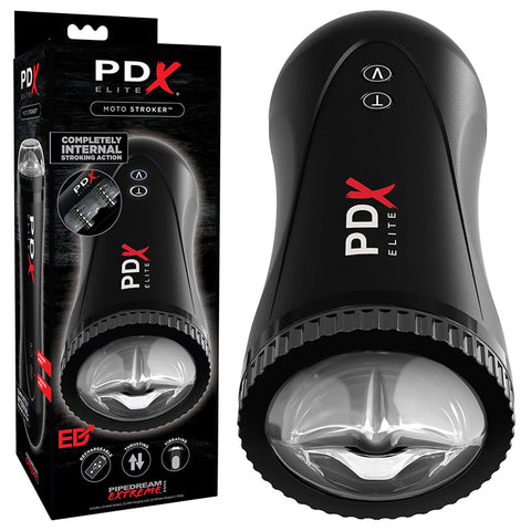 Pipedream Extreme Toyz Elite Moto Stroker Powered Masturbator Black Strokers - Auto