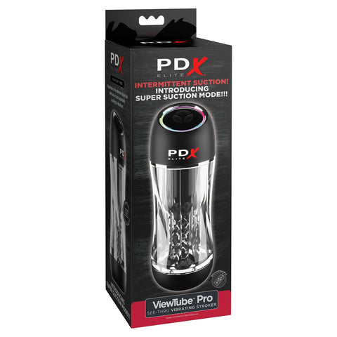 PDX Elite ViewTube Pro Suction Stroker Male Masturbation Toy Strokers - Auto