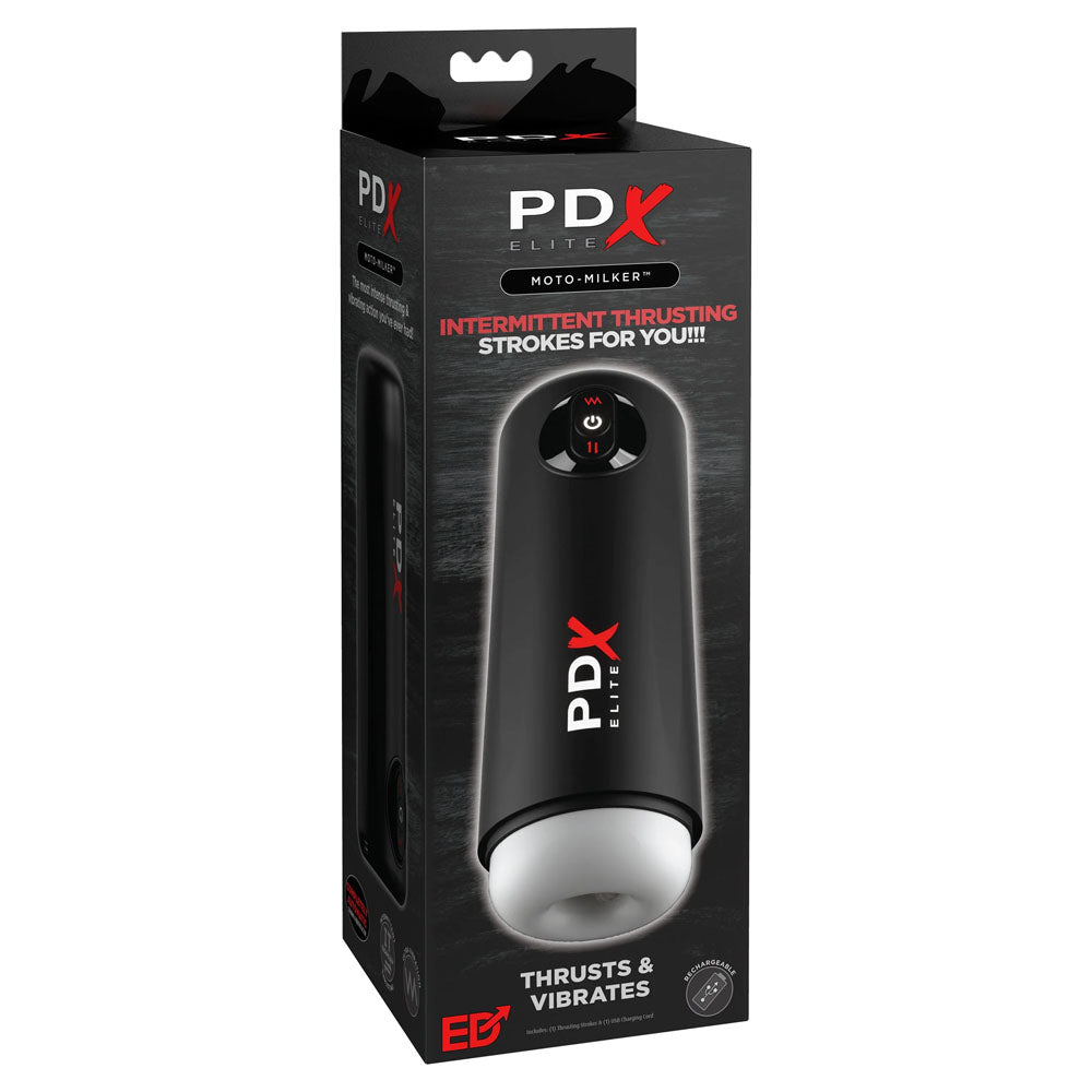 Pdx Elite Moto Milker Suction Stroker > Sex Toys For Men > Masturbators > Vibrating