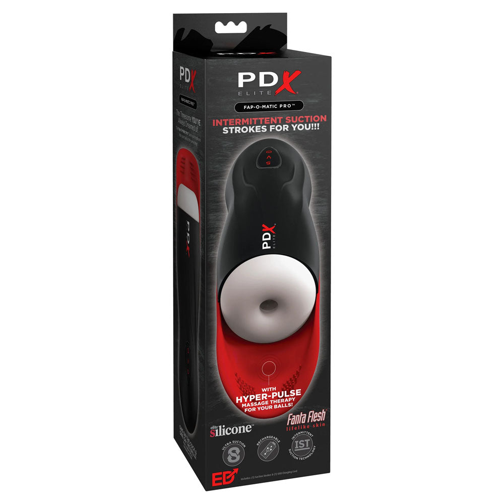 PDX Elite Fap-O-Matic Pro Ultimate Stroker Experience > Sex Toys For Men > Masturbators > Vibrating