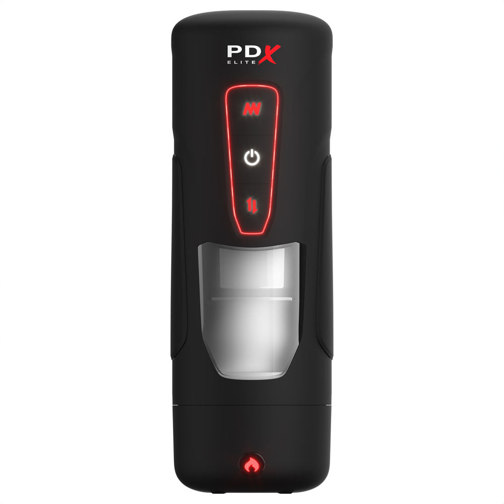 PDX Elite Milk Me Hotter - Thrusting Heating & Vibrating Auto Stroker