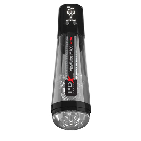 PDX Elite ViewTube MAX View - Clear Suction Auto Stroker Strokers - Auto