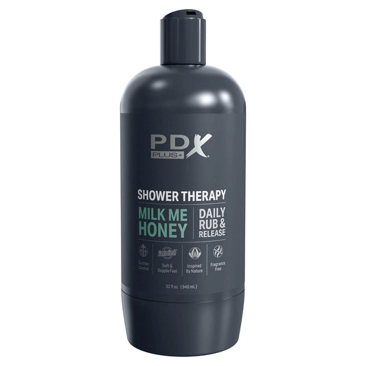 PDX Plus Shower Therapy - Milk Me Honey - Discreet Stroker