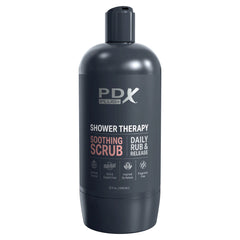 PDX Plus Shower Therapy - Soothing Scrub - Discreet Stroker - Tan