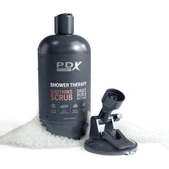 PDX Plus Shower Therapy - Soothing Scrub - Discreet Stroker - Tan