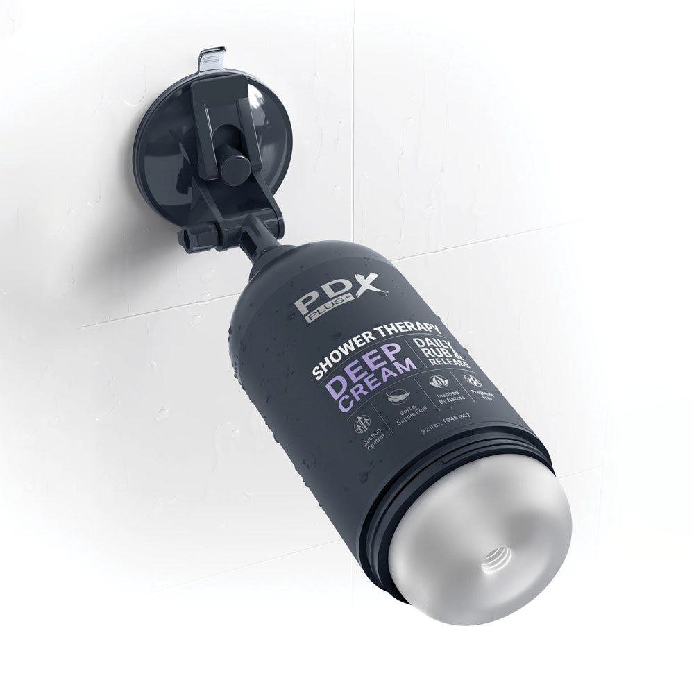 PDX Plus Shower Therapy - Deep Cream - Discreet Stroker for Pleasure Adult Stuff Warehouse PDX Plus Shower Therapy - Deep Cream - Discreet Stroker for Pleasure Adult Stuff Warehouse