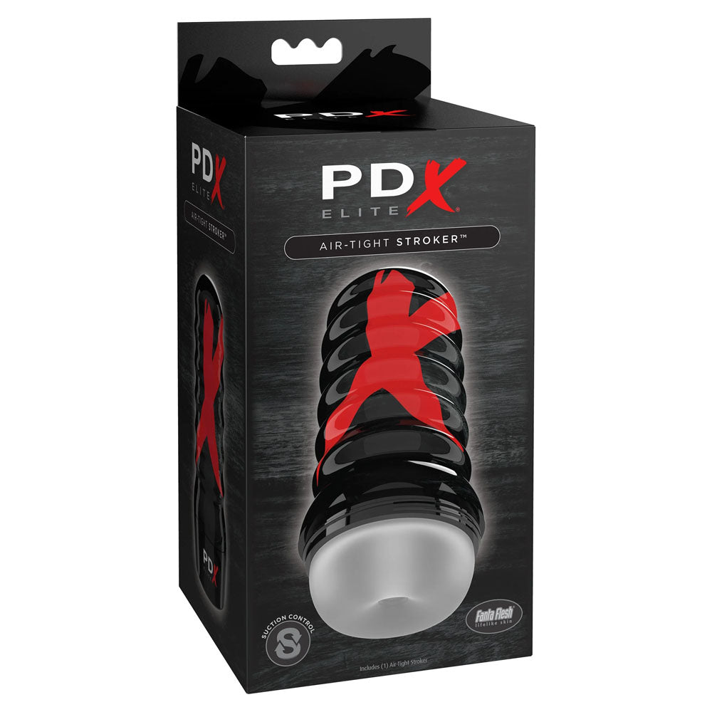 Pdx Elite Air Tight Stroker Frosted Clear > Sex Toys For Men > Masturbators > Manual