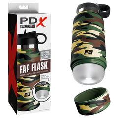 PDX Plus Fap Flask - Happy Camper Discreet Stroker