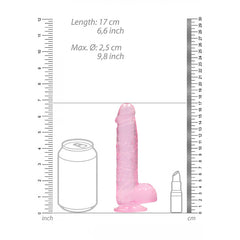REALROCK 6'' Realistic Dildo With Balls - 15.2 cm Dong DONGS