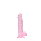 REALROCK Crystal Clear – 6 Inch Realistic Dildo With Balls > Dildos > Realistic Dildos