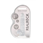 RealRock 6 Inch Transparent Crystal Clear Phthalate-Free Rubber Dildo > Dildos > Realistic Dildos