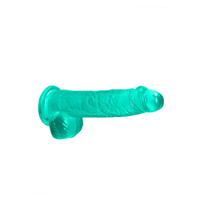 REALROCK Crystal Clear Turquoise – Realistic Suction Dildo DONGS