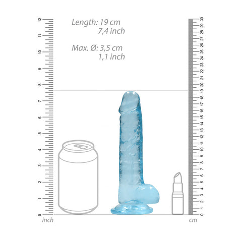 Realrock 7 Inch Realistic Dildo With Balls and Suction Cup DONGS