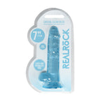RealRock Crystal Clear 7 Inch Phthalate-Free TPE Realistic Dildo with Balls > Dildos > Realistic Dildos
