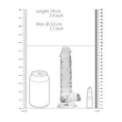 REALROCK 7'' Realistic Dildo With Balls - 17.8 cm Dong DONGS