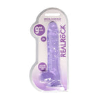 RealRock Crystal Clear 9 Inch Realistic Dildo with Balls Suction Cup – Body Safe TPE Dildo > Dildos > Realistic Dildos