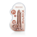 RealRock 7 Inch Realistic Veined Dildo With Hanging Balls > Dildos > Realistic Dildos