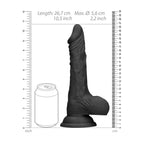 REALROCK 10 Inch Realistic Dong with Balls – Lifelike Dildo > Dildos > Large Dildos