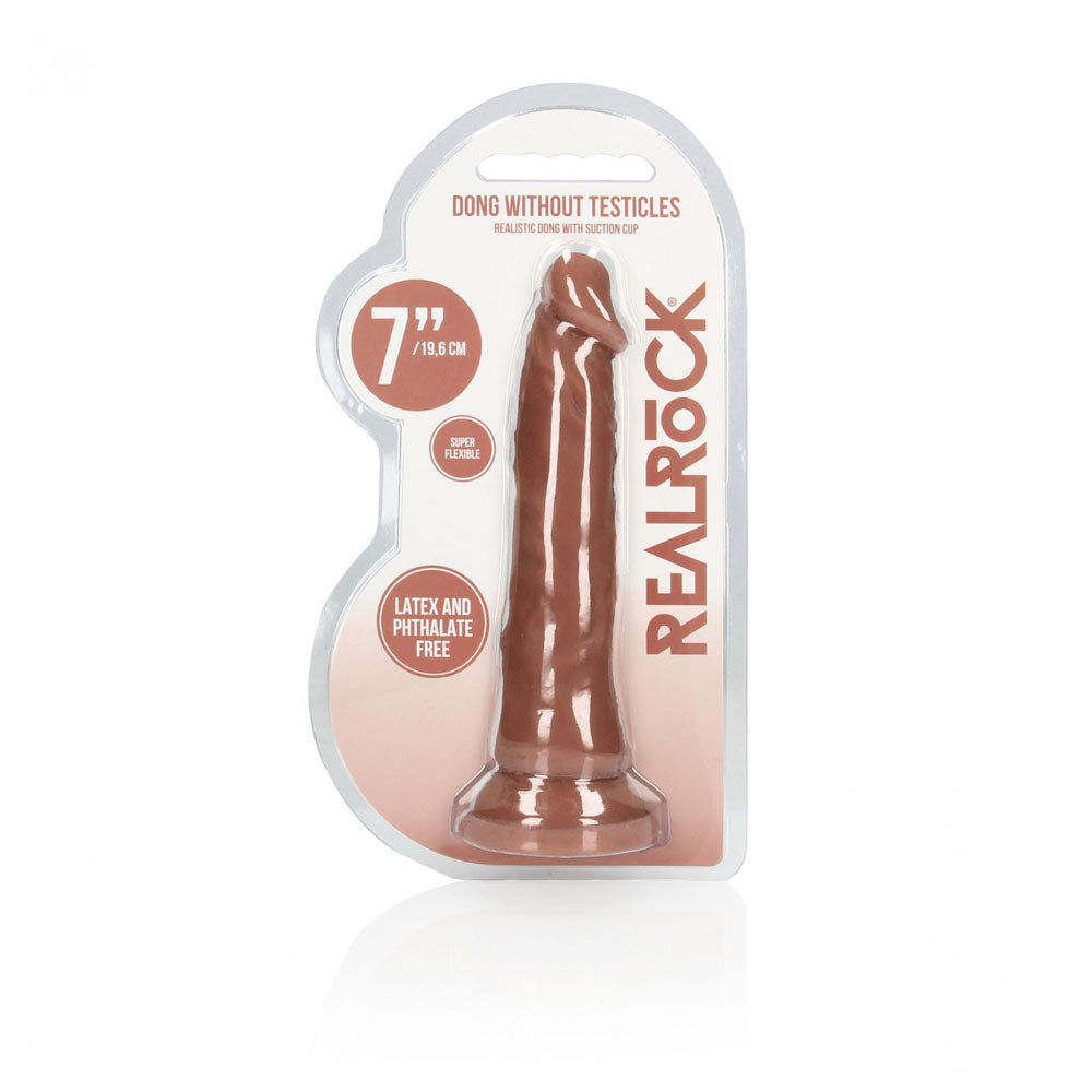 Realrock 7 Inch Realistic Dildo – Phthalate-Free Skin TPE Dildo > Dildos > Realistic Dildos