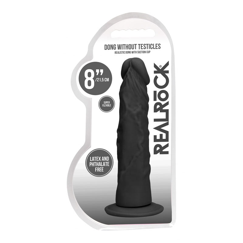 RealRock 8 Inch Realistic Phthalate-Free Skin TPE Dildo 18.9 cm Insertable Length > Dildos > Realistic Dildos
