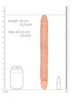 RealRock 14 Inch Double Dong – Realistic Soft Silicone Dildo > Dildos > Double Dildos