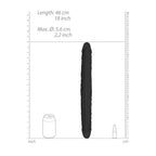 Realrock 18 Inch Double Dildo – Lifelike Phthalate-Free Double Dong > Dildos > Double Dildos