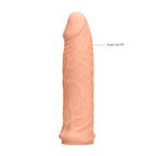 Realrock 6 Inch Realistic Penis Sleeve 15.2 cm Penis Extension Sleeve > Sex Toys For Men > Penis Sleeves