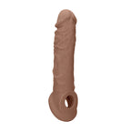 Realrock 8 Inch Realistic Penis Extender with Rings – Penis Extension Sleeve > Sex Toys For Men > Penis Sleeves