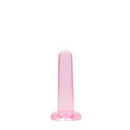 REALROCK Crystal Clear Dildo With Suction Cup – 13.5 cm Dildo > Dildos > Slim Dildos