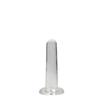 REALROCK Crystal Clear Dildo With Suction Cup – 13.5 cm Dildo > Dildos > Slim Dildos