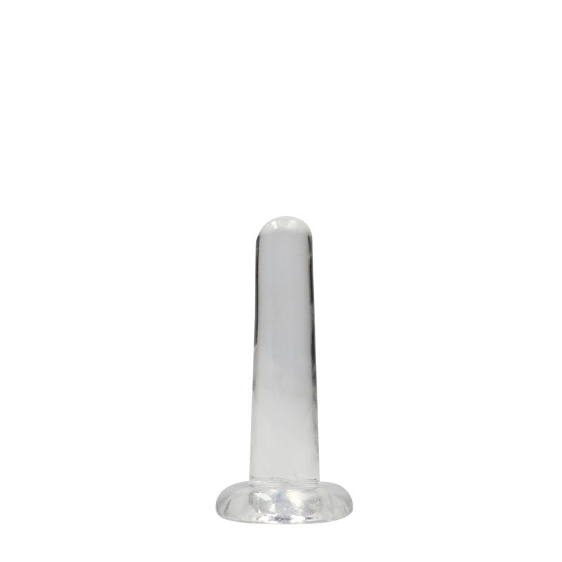 REALROCK Crystal Clear Dildo With Suction Cup – 13.5 cm Dildo > Dildos > Slim Dildos