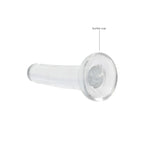 REALROCK Crystal Clear Dildo With Suction Cup – 13.5 cm Dildo > Dildos > Slim Dildos