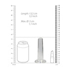REALROCK Crystal Clear Dildo With Suction Cup – 13.5 cm Dildo > Dildos > Slim Dildos