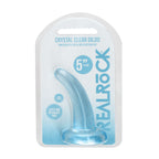 Realrock Transparent Curved Dildo With Suction Cup Base – 11.5cm > Dildos > Neutral Dildos