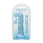 RealRock Crystal Clear 17 cm Dildo with Suction Base > Dildos > Realistic Dildos