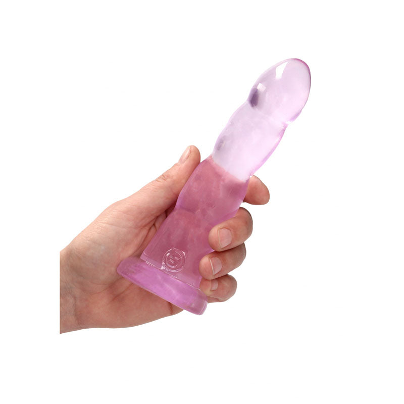 REALROCK Crystal Clear Dildo With Suction Cup – Non Realistic Dildo > Dildos > Neutral Dildos