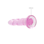 REALROCK Crystal Clear Dildo With Suction Cup – Non Realistic Dildo > Dildos > Neutral Dildos