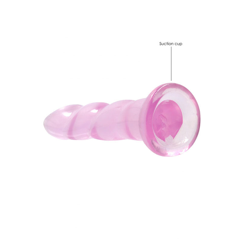 RealRock Crystal Clear 17 cm Dildo with Suction Base > Dildos > Realistic Dildos