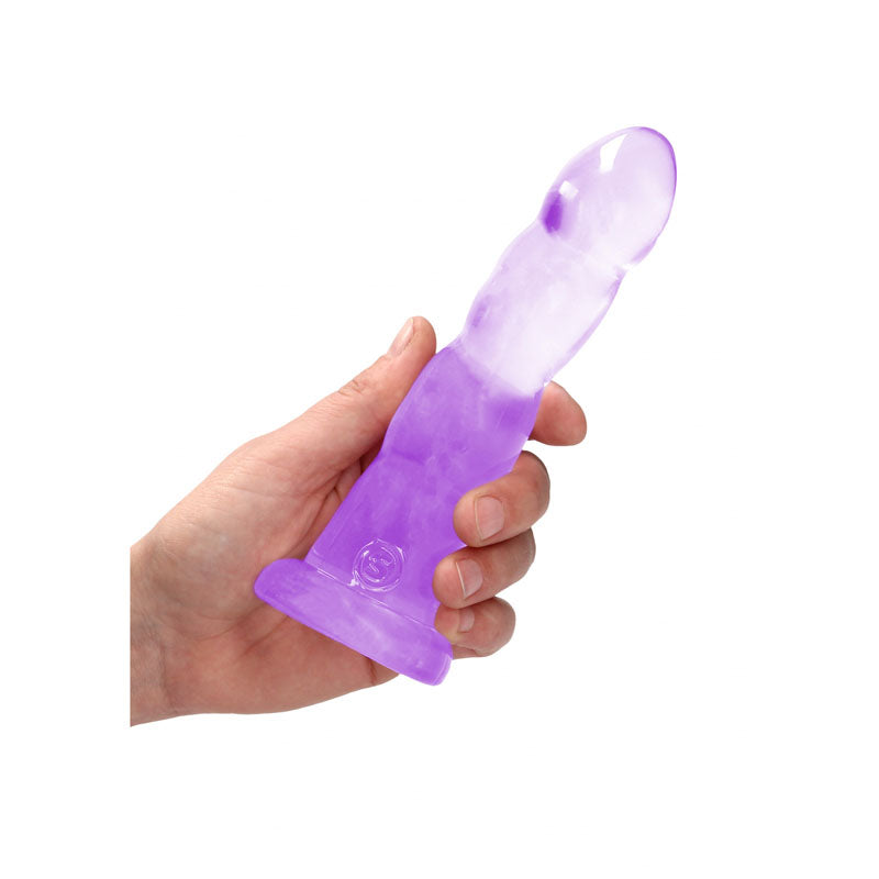 REALROCK Crystal Clear Dildo With Suction Base – Non Realistic Dildo Secondary image