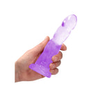 REALROCK Crystal Clear Dildo With Suction Base – Non Realistic Dildo > Dildos > Neutral Dildos