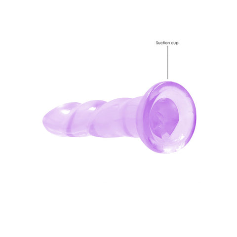 REALROCK Crystal Clear Dildo With Suction Base – Non Realistic Dildo > Dildos > Neutral Dildos