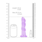 RealRock Crystal Clear 17 cm Dildo with Suction Base > Dildos > Realistic Dildos