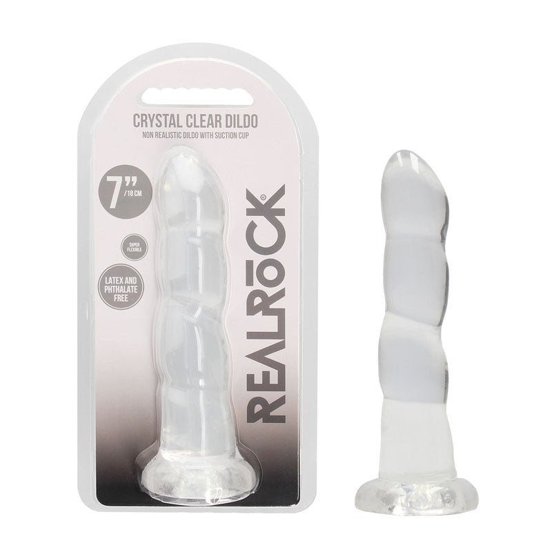 RealRock Clear Dildo with Suction Base – Non-Realistic Dildo Default Title > Dildos > Neutral Dildos Main image