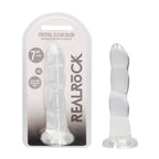 RealRock Crystal Clear 17 cm Dildo with Suction Base Clear > Dildos > Realistic Dildos