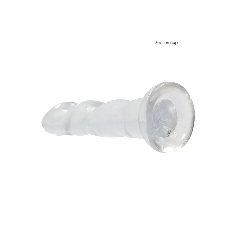 RealRock Crystal Clear 17 cm Dildo with Suction Base > Dildos > Realistic Dildos