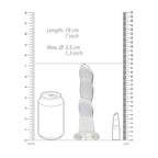 RealRock Crystal Clear 17 cm Dildo with Suction Base > Dildos > Realistic Dildos