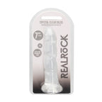 RealRock Crystal Clear 17 cm Dildo with Suction Base > Dildos > Realistic Dildos